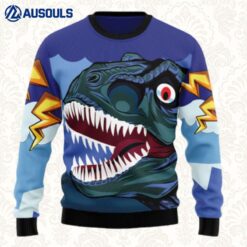 Dinosaur Face Ugly Sweaters For Men Women Unisex