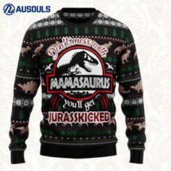 Dinosaur Mamasaurus TY289 Ugly Christmas Sweater Ugly Sweaters For Men Women Unisex