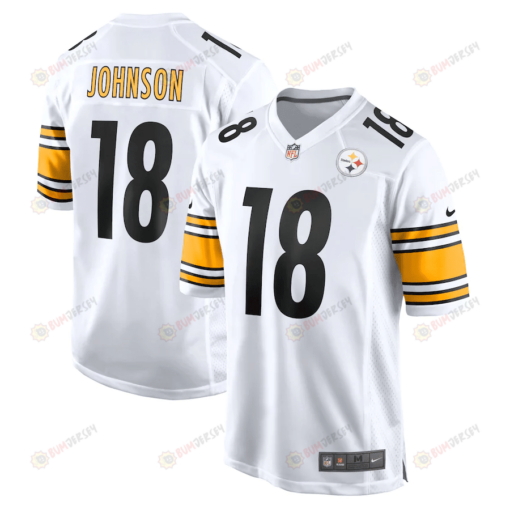 Diontae Johnson Pittsburgh Steelers Game Player Jersey - White