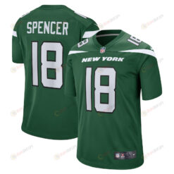 Diontae Spencer New York Jets Game Player Jersey - Gotham Green