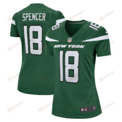 Diontae Spencer New York Jets Women's Game Player Jersey - Gotham Green