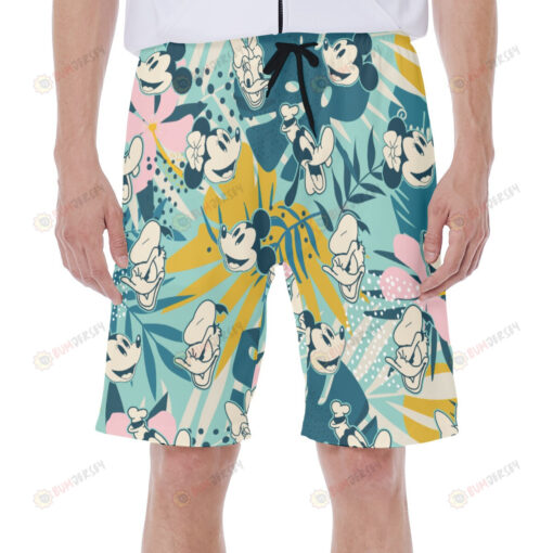 Disney Character Tropical Hawaiian Shorts Summer Shorts Men Shorts - Print Shorts