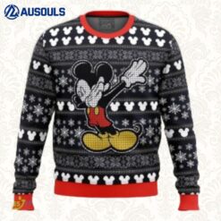 Disney Mickey Dabbing Ugly Sweaters For Men Women Unisex