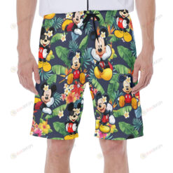 Disney Mickey Mouse Beach Cute Hawaiian Shorts Summer Shorts Men Shorts - Print Shorts