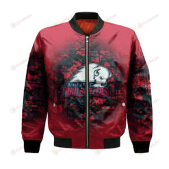 Dixie State Trailblazers Bomber Jacket 3D Printed Camouflage Vintage