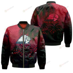 Dixie State Trailblazers Bomber Jacket 3D Printed Coconut Tree Tropical Grunge