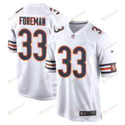 D??nta Foreman 33 Chicago Bears Men's Jersey - White