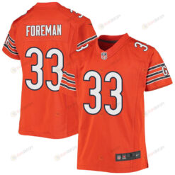D??nta Foreman 33 Chicago Bears Youth Alternate Game Jersey - Orange