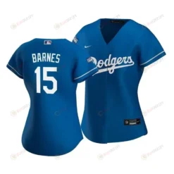 Dodgers Austin Barnes 15 2020 World Series Champions Royal Alternate Women's Jersey