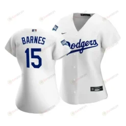 Dodgers Austin Barnes 15 2020 World Series Champions White Home Women's Jersey