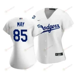 Dodgers Dustin May 85 2020 World Series Champions White Home Women's Jersey