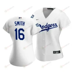 Dodgers Will Smith 16 2020 World Series Champions White Home Women's Jersey Jersey