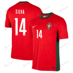 Dolores Silva 14 Portugal Women's National Team 2023-24 World Cup Home Men Jersey