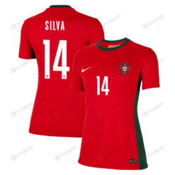 Dolores Silva 14 Portugal Women's National Team 2023-24 World Cup Home Women Jersey