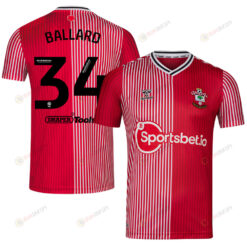 Dom Ballard 34 Southampton FC 2023/24 Home Men Jersey - Red