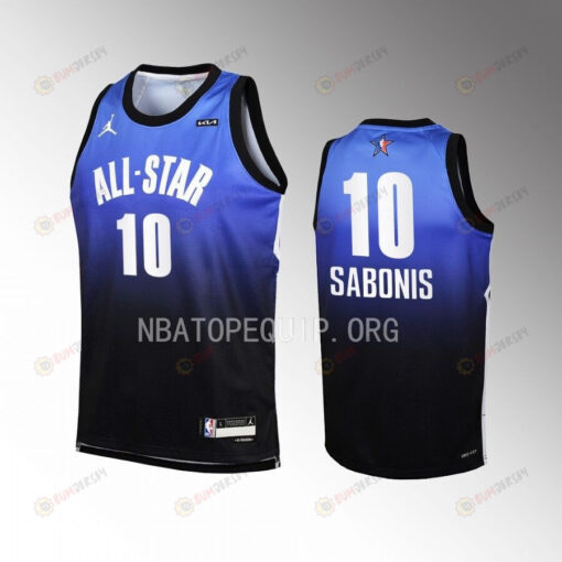 Domantas Sabonis 10 Sacramento Kings 2023 All-Star Men Jersey - Orange