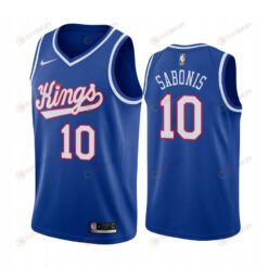 Domantas Sabonis 2022 Sacramento Kings Blue 10 Classic Edition Jersey - Men Jersey