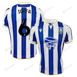 Dominic Iorfa 6 Sheffield Wednesday FC 2023-24 Home Men Jersey - Blue