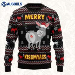 Donkeys Merry Kissmyass Ugly Sweaters For Men Women Unisex