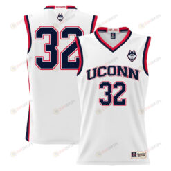 Donovan Clingan 32 UConn Huskies Basketball Men Jersey - White