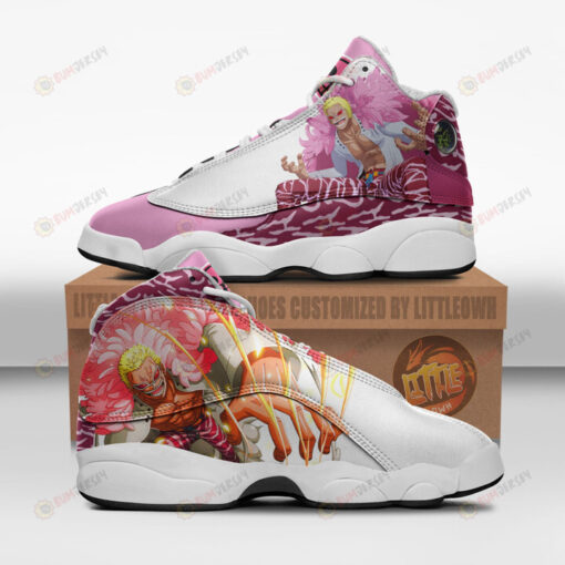 Donquixote Doflamingo Shoes One Piece Anime Air Jordan 13 Shoes Sneakers