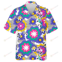 Doodle Pride Flag Peace Sign And People Hippie Style Design Hawaiian Shirt