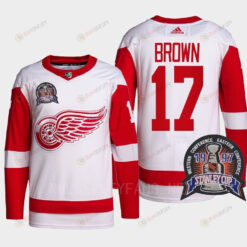 Doug Brown 17 1997 Stanley Cup Detroit Red Wings Red Jersey 25th Anniversary