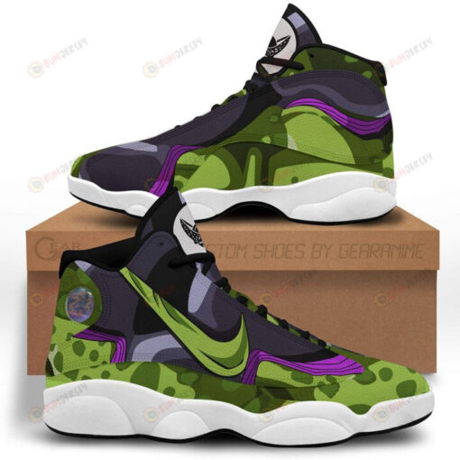 Dragon Ball Anime Cell Air Jordan 13 Shoes Sneakers