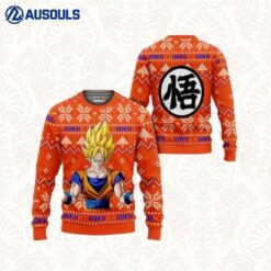 Dragon Ball Goku Super Saiyan Blue Ugly Sweaters For Men Women Unisex