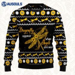 Dragonfly Sunflower Ugly Sweaters For Men Women Unisex