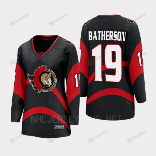 Drake Batherson 19 Ottawa Senators 2022 Special Edition 2.0 Women Breakaway Retro Jersey Black