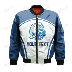 Drake Bulldogs Bomber Jacket 3D Printed Curve Style Sport