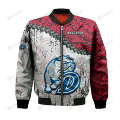 Drake Bulldogs Bomber Jacket 3D Printed Grunge Polynesian Tattoo