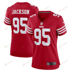Drake Jackson San Francisco 49ers Women's Game Player Jersey - Scarlet