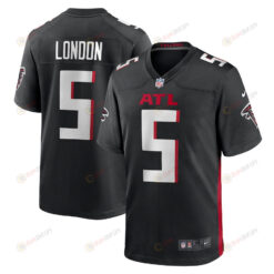Drake London 5 Atlanta Falcons 2022 Draft First Round Pick Game Jersey In Black