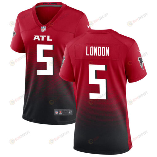 Drake London 5 Atlanta Falcons Women Away Game Jersey - Red