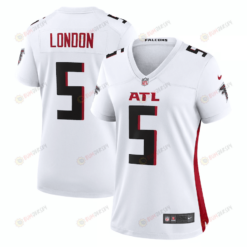 Drake London 5 Atlanta Falcons Women Away Game Jersey - White
