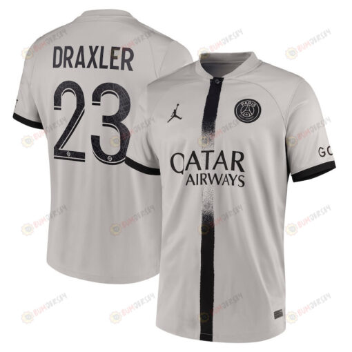 Draxler 23 Paris Saint-Germain 2022/23 Away Breathe Stadium Men Jersey - Black