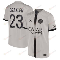 Draxler 23 Paris Saint-Germain Youth 2022/23 Away Player Jersey - Black