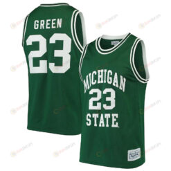 Draymond Green 23 Michigan State Spartans Original Retro Brand Alumni Basketball Men Jersey - Green