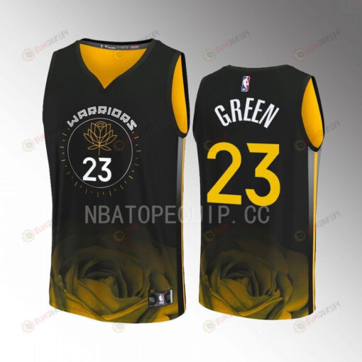 Draymond Green Warriors 23 Black Jersey Fast Break Fastbreak 2022-23 City Edition