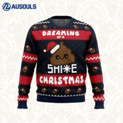 Dreaming Christmas Shite Christmas Ugly Sweaters For Men Women Unisex