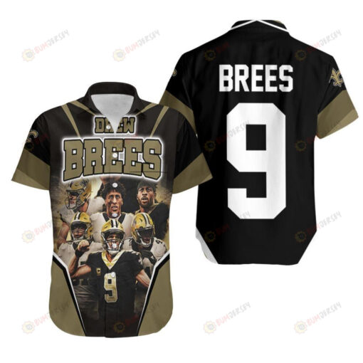 Drew Brees New Orleans Saints Team ??3D Printed Hawaiian Shirt