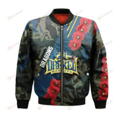 Drexel Dragons Bomber Jacket 3D Printed Sport Style Keep Go on