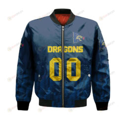 Drexel Dragons Bomber Jacket 3D Printed Team Logo Custom Text And Number