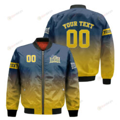 Drexel Dragons Fadded Bomber Jacket 3D Printed