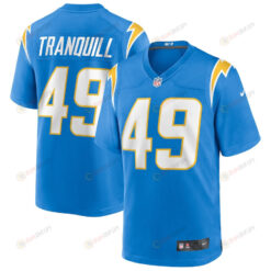 Drue Tranquill 49 Los Angeles Chargers Game Jersey - Powder Blue