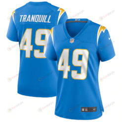 Drue Tranquill 49 Los Angeles Chargers Women's Game Jersey - Powder Blue