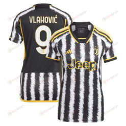 Du?an Vlahovi? 9 Juventus 2023/24 Home Women Jersey - Black