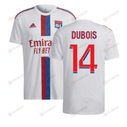 Dubois 14 Olympique Lyon 2022-2023 Home Men Jersey - White